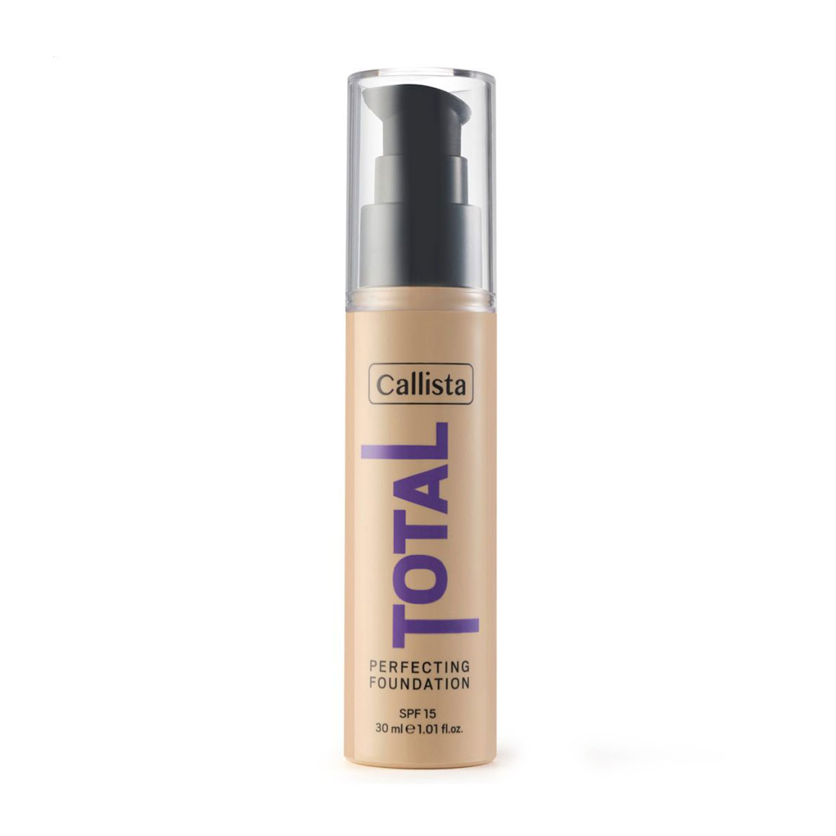 Тональний крем для обличчя Callista Total Perfecting Foundation SPF 15, 210 Cashmere Beige, 30 мл